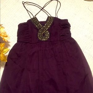Motherhood maternity purple dress size S